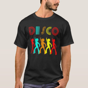 T-shirt I Love Disco Retro Vintage Dancing Party les année
