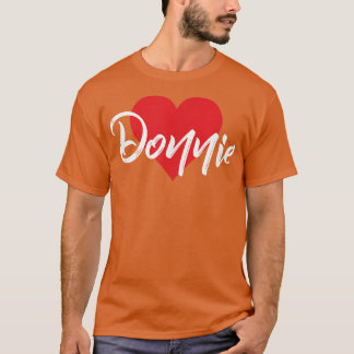 T-shirt I Love Donnie Prénom T I Heart Donnie Nom