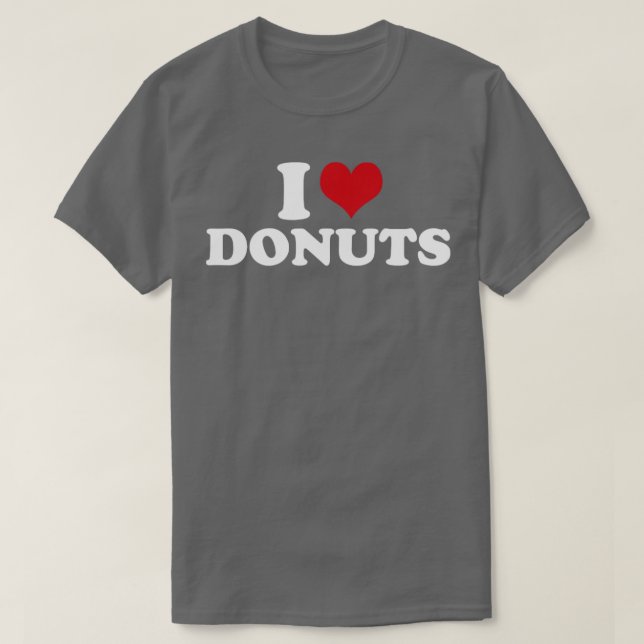 T-shirt I Love Donuts1 (Design devant)