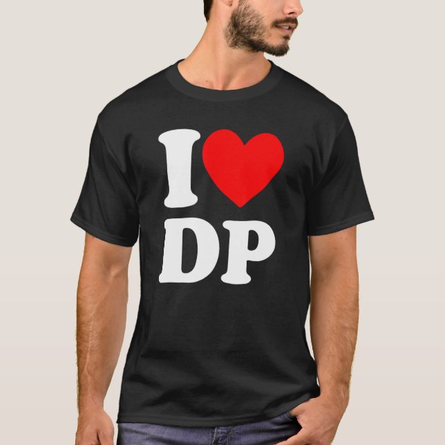 T-shirt I Love DP I coeur DP (Devant)
