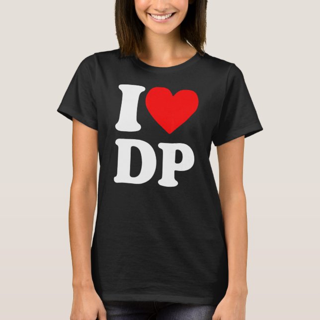 T-shirt I Love DP I coeur DP (Devant)
