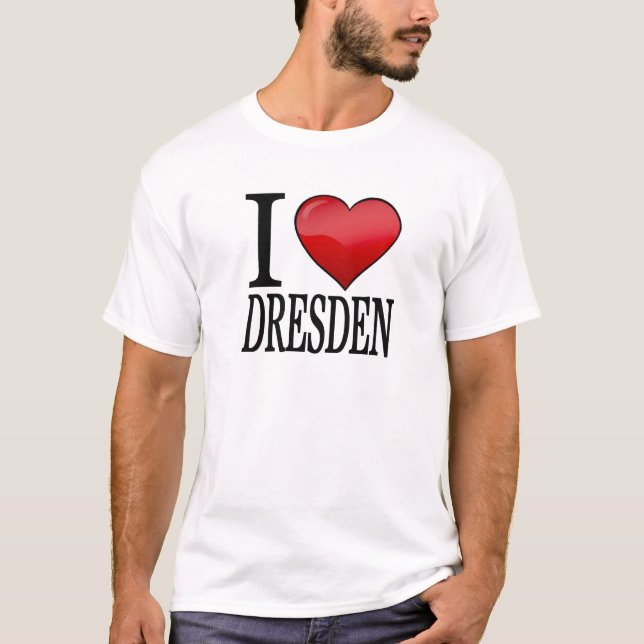 T-shirt I Love Dresden (Devant)