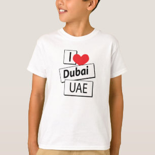 T-shirt I Love Dubai UAE