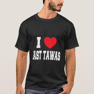 T-shirt I Love East Tawas