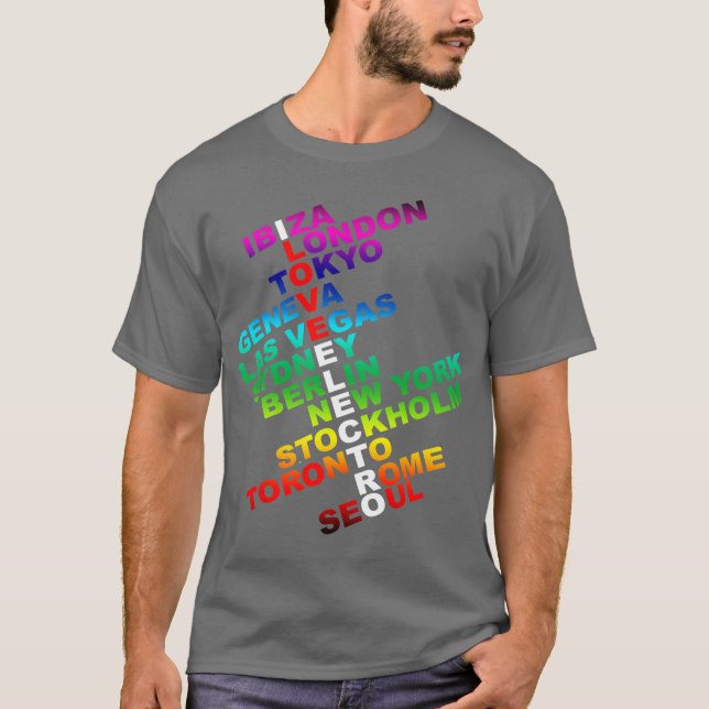 T-shirt I Love Electro World Wide (Devant)