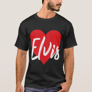T-shirt I Love Elvis Prénom
