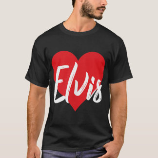 T-shirt I Love Elvis Prénom