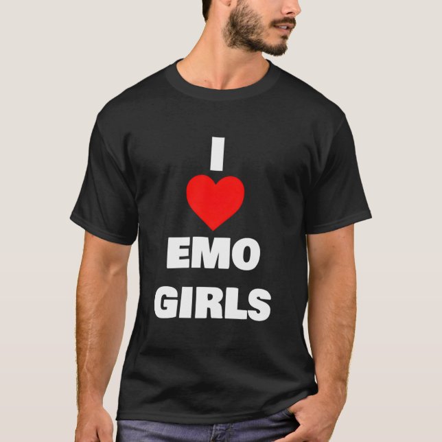 T-shirt I Love Emo (Devant)