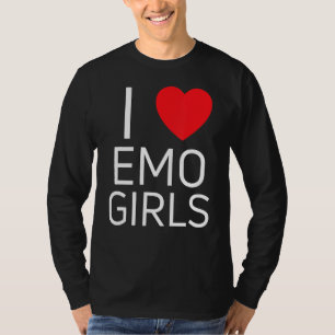 T-shirt I Love Emo Girls I Heart Emo Girls 1