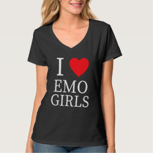 T-shirt I Love Emo Girls I Heart Emo Girls 4