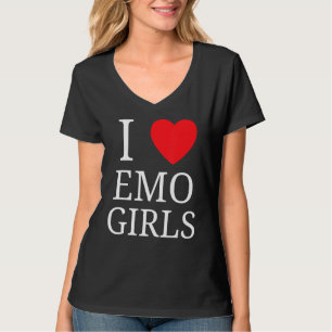 T-shirt I Love Emo Girls I Heart Emo Girls 5