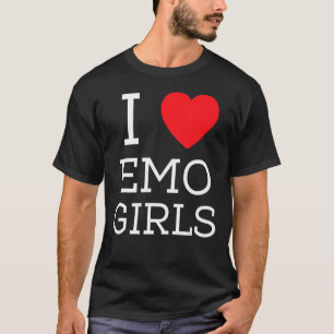 T-shirt I Love Emo Girls I Heart Emo Girls 7