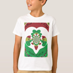 T-shirt I Love Ethiopia Kaleidoscope - Heartfeel Rasta Art