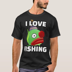 T-shirt I Love Fishing Clown Fish Toontown Shirt