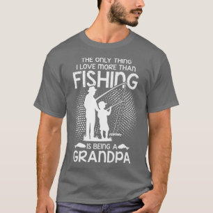 T-shirt I Love Fishing Grandpa Grandson Spécial 