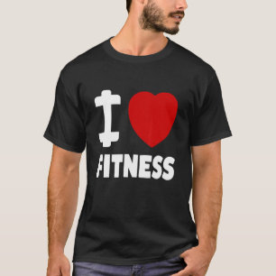 T-shirt I Love Fitness Sport