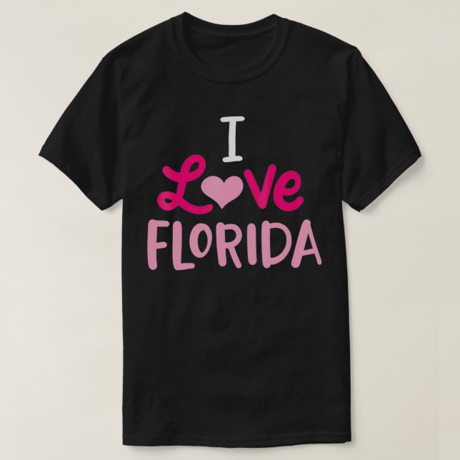 T-shirt I Love Florida  (Design devant)