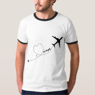 T-shirt I Love Flyin - Aéronautique & Avion Enthousiaste C