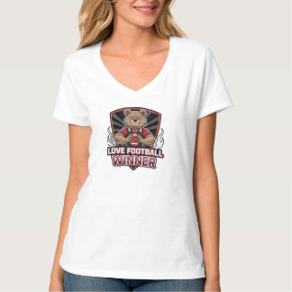 T-shirt I love football