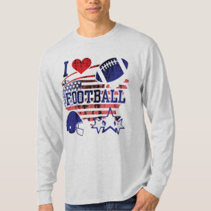 T-shirt I Love Football (Football Américain)