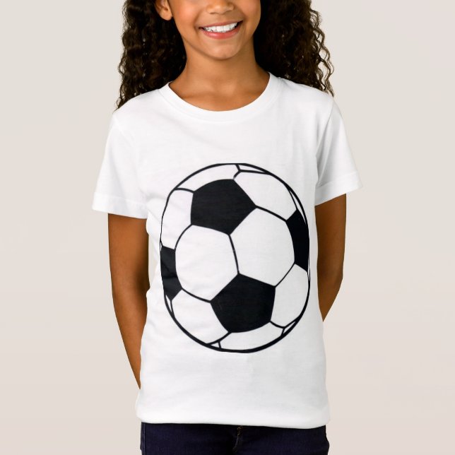 T-Shirt I Love Football (Soccer) Coeur du jeu : I Love (Devant)