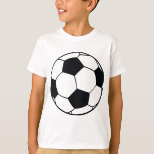 T-shirt I Love Football (Soccer) Coeur du jeu : I Love