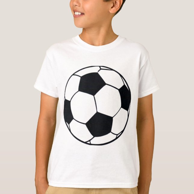 T-shirt I Love Football (Soccer) Coeur du jeu : I Love (Devant)