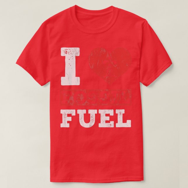 T-shirt I Love Fossil Fuels Fossil Dinosaur Science (Design devant)