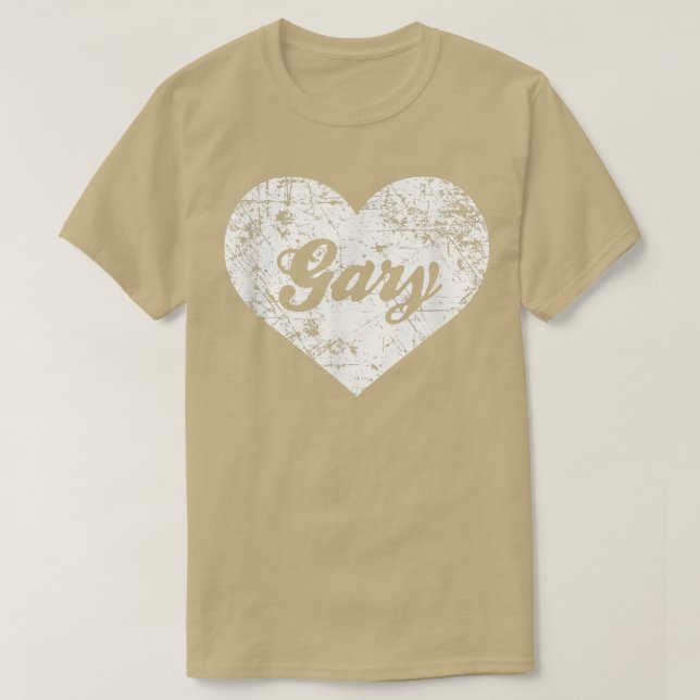 T-shirt I Love Gary, Funny mignon Indiana Hometown Cadeau (Design devant)