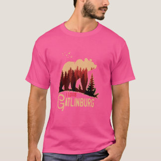 T-shirt I Love Gatlinburg Tennessee, USA Outdoor Vintage M