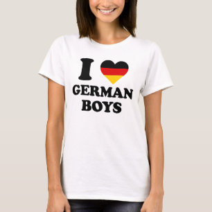 T-shirt I love German Boys