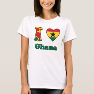 T-shirt I love Ghana