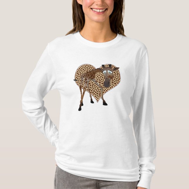 T-shirt I Love Giraffes (Devant)