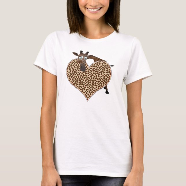 T-shirt I Love Giraffes (Devant)