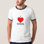 T-shirt I LOVE GMOS : Sensibilisation à la réalité<br><div class="desc">Malheur aux tendances théoriques de la conspiration aveugle qui circulent dans notre société ? Moi aussi. Si quelqu'un n'apprend pas que cette bêtise d'OGM n'est pas un gabble scientifique, elle ne finira peut-être jamais.</div>