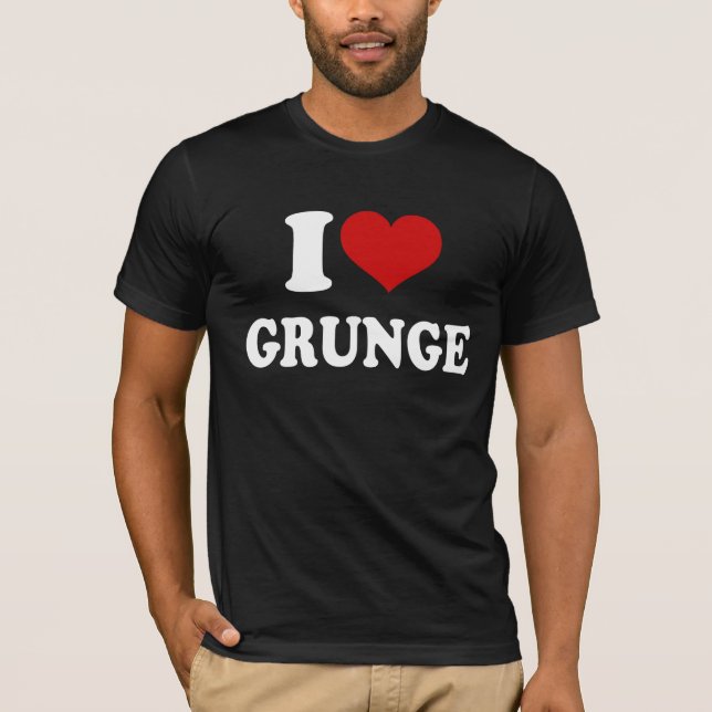 T-shirt I Love Grunge (Devant)