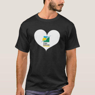 T-shirt I Love Guadeloupe Drapeau