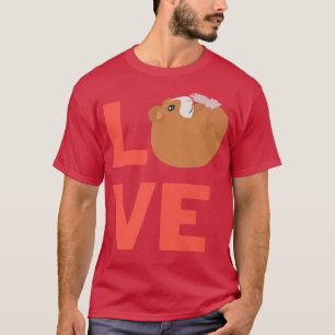 T-shirt I Love GuineaPig Cute Pet Propriétaires et Amoureu