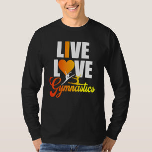 T-shirt I Love Gymnastique Gymnastique Gymnastique Gymnast