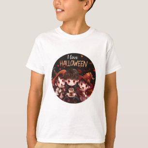 T-shirt I Love Halloween Series Digital Print