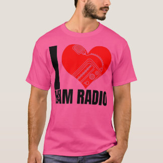 T-shirt I Love Ham Radios graphique