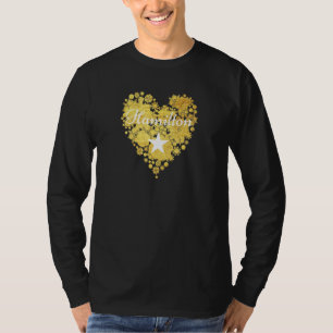 T-shirt I Love Hamilton Heart For Teenage Girl Youth Women