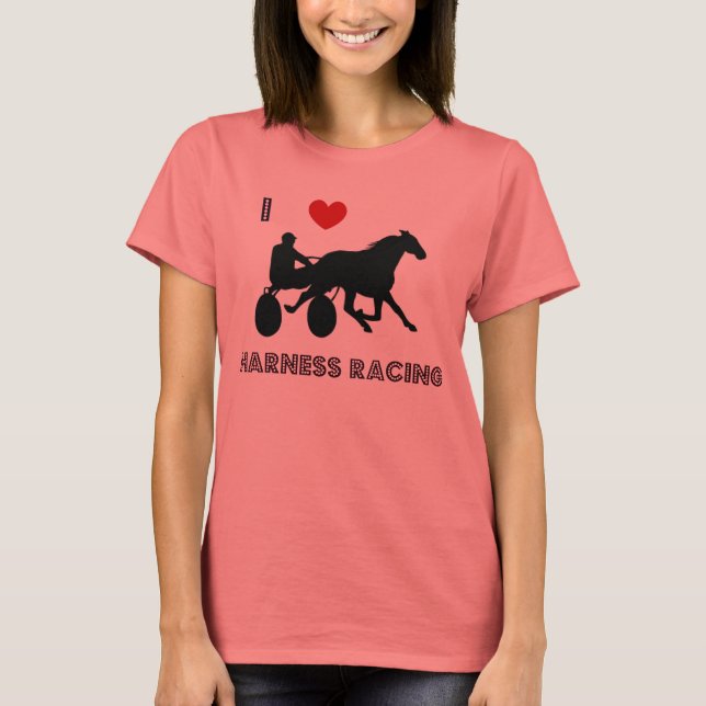 T-shirt I Love Harness Racing (Devant)