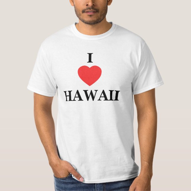 T-shirt I Love Hawaii (Devant)