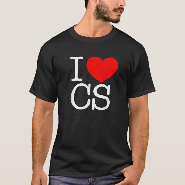 T-shirt I Love Heart CS T Shirt (Devant)