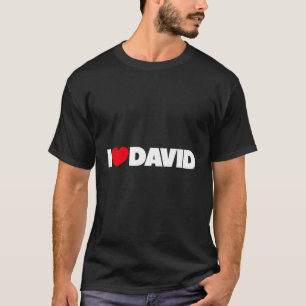 T-shirt I Love Heart David