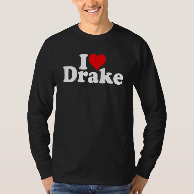 T-SHIRT I LOVE HEART DRAKE (Devant)