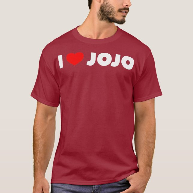 T-shirt I Love Heart Jojo (Devant)