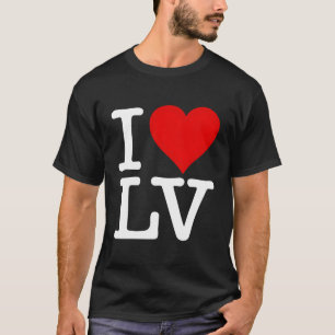T-shirt I Love Heart Las Vegas Nevada Lv