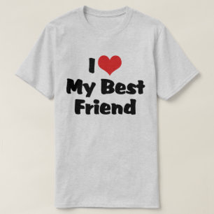 T-shirt I Love Heart My Best Friend - BFF